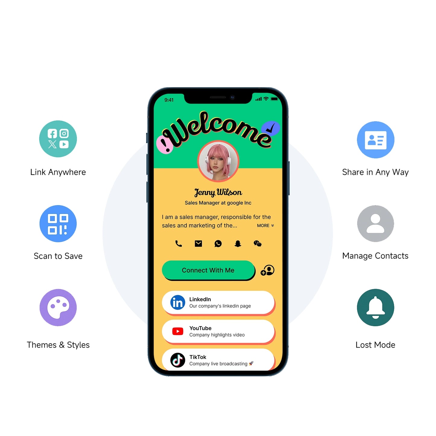 Fimylink Card | NFC Electronic Business Card