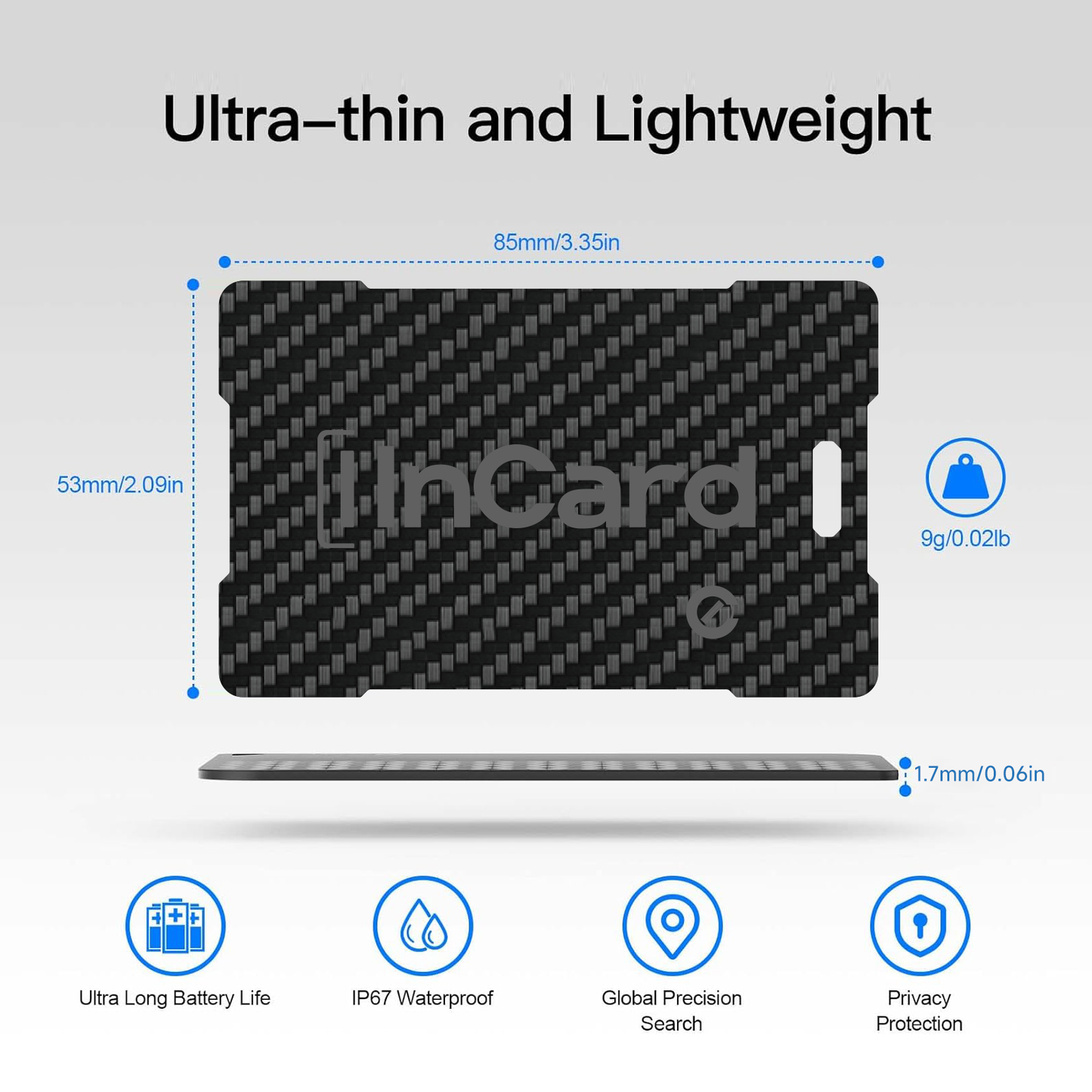 InCard Carbon | Compatible with Google and Apple devices