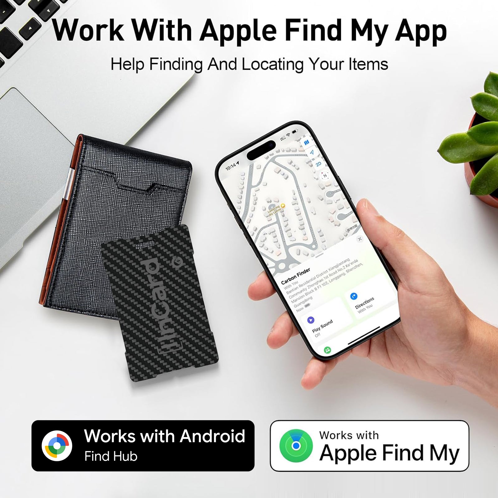 InCard Carbon | Compatible with Google and Apple devices