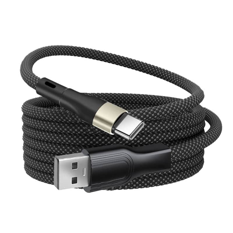 Braided-USB-charging-and-data-cable-with-embedded-magnetic-properties-for-easy-organization-and-attachment