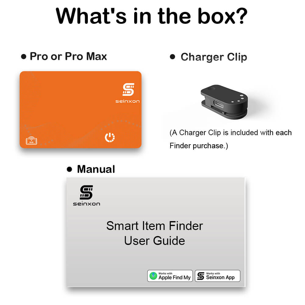 Seinxon-wallet-finder-Vibrant-will-have-a-charger-clip-and-a-manual-in-the-shipping-box